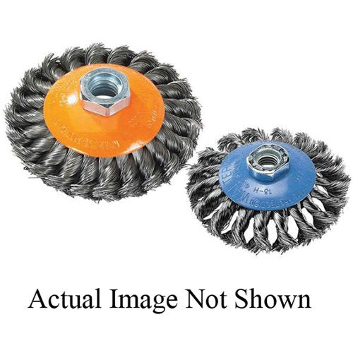 VV845-Knot-Twisted Wire Saucer Cup Brush