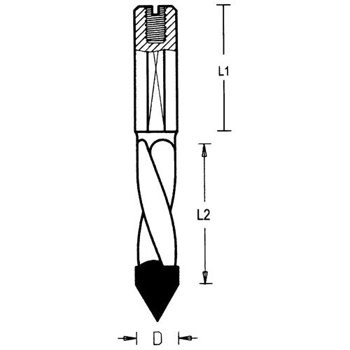 WK503-Through-Hole Carbide Tipped Drill