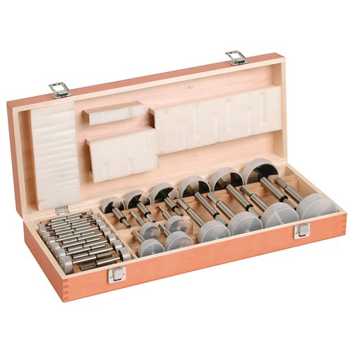 WK666-Woodpecker Forstner Bit Kits in a Wooden Box