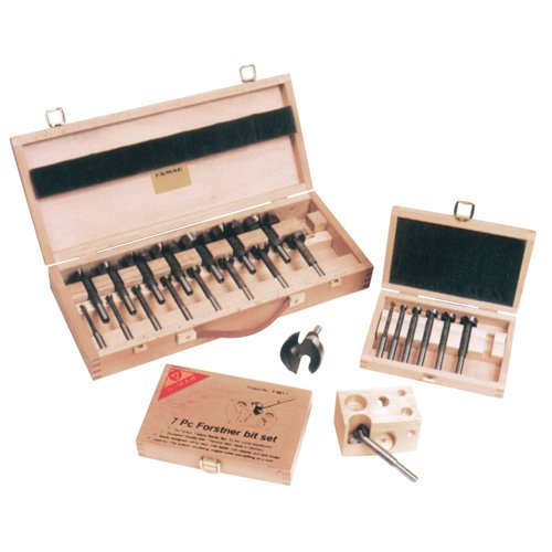 WK721-Super Forstner Bit Kits in a Wooden Box