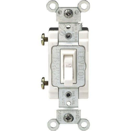 XA812-Back & Side-Wired Quiet Switches with Single Pole Framed Toggle