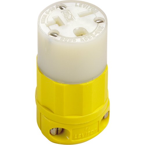 XA853-2-Pole 3-Wire Grounding Straight Blade Connector