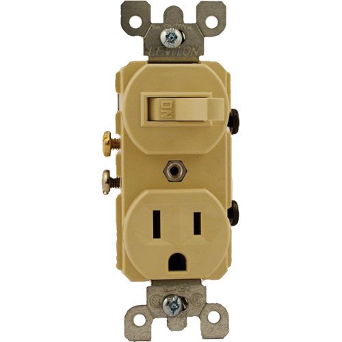 XA864-Combination Single-Pole Switch & Grounding Receptacle