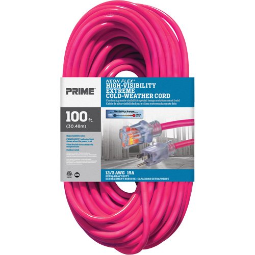 XB893-Neon Flex® High Visibility Extension Cord