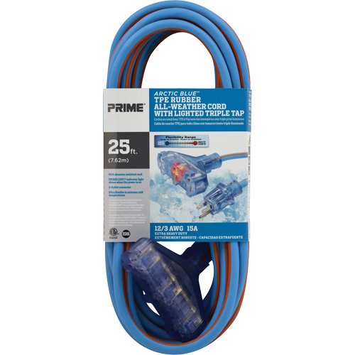 XB902-Arctic Blue™ TPE-Rubber Extension Cord