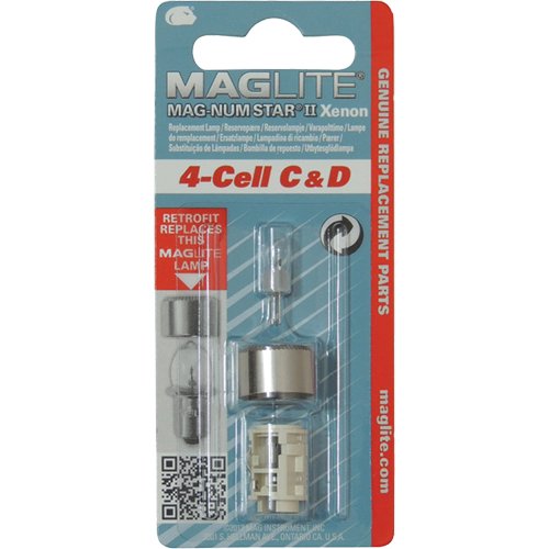 XC940-Maglite® Replacement Bulb for 4-Cell C & D Flashlights