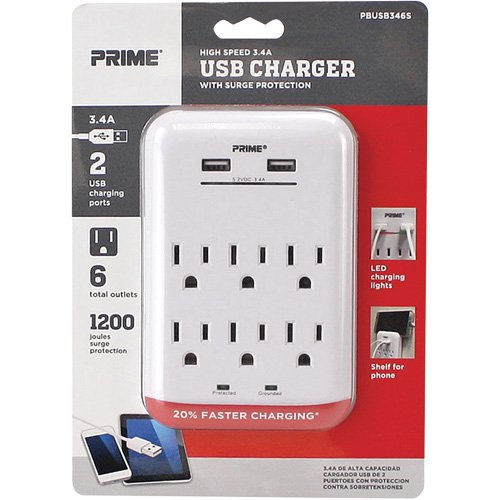 XG781-Prime® USB Charger with Surge Protector