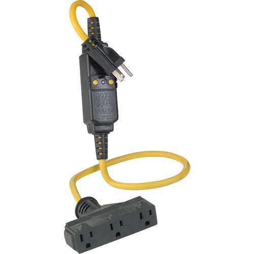 XI231-Triple-Tap Inline GCFI Extension Cord & Connector